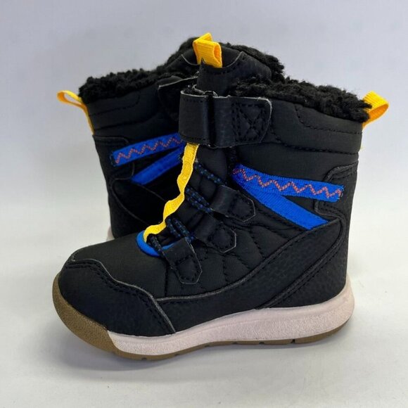 Merrell Unisex-Child Snow Crush 3.0 Jr Waterproof Boot Size 4  Blue Hook & Loop - Picture 5 of 13
